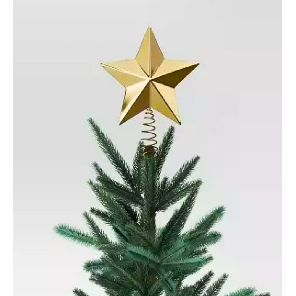 Wondershop Christmas Tree Topper Solid Star Unlit 8.5" Target Exclusive NEW